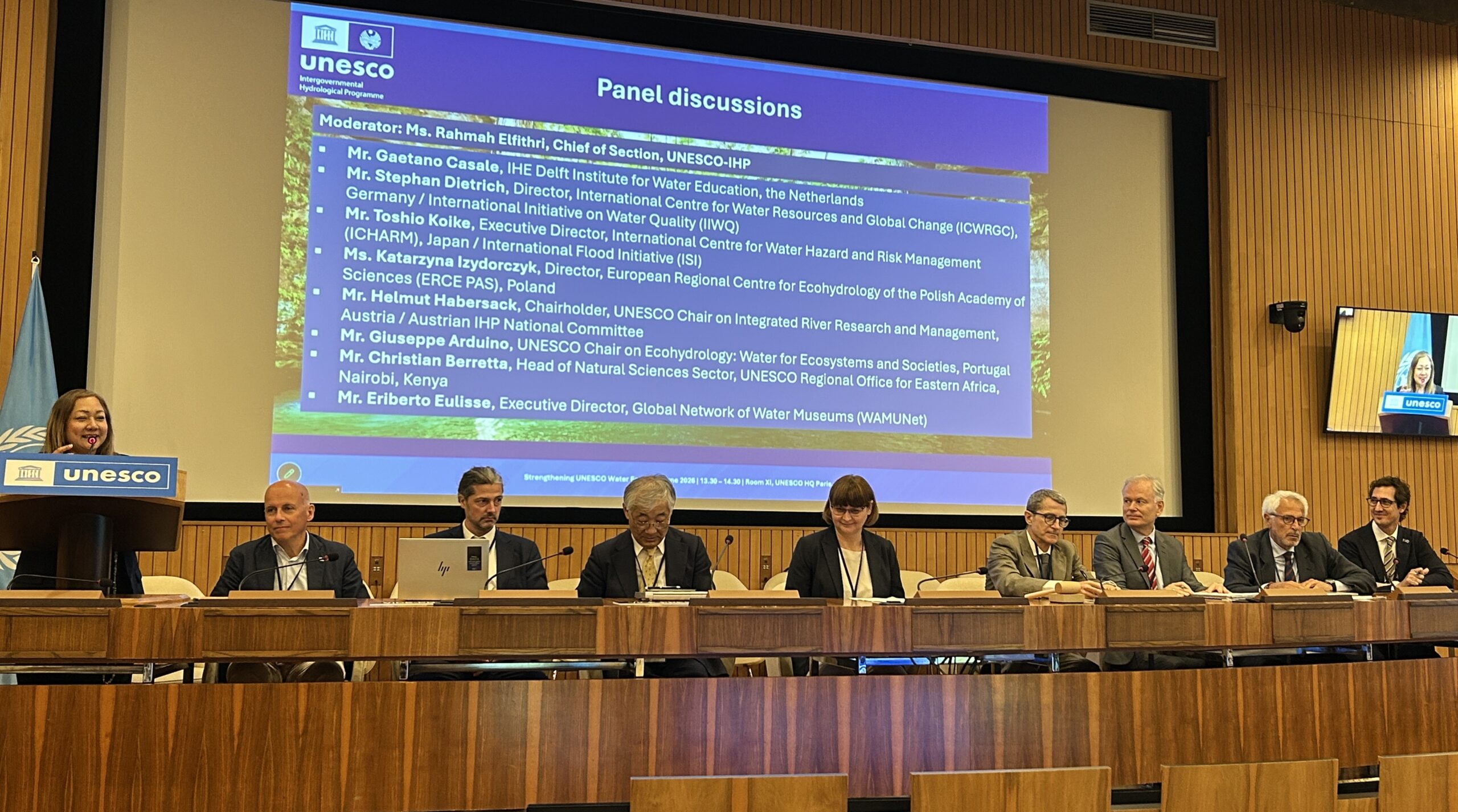 ERCE PAN aktywnie uczestniczy w działaniach UNESCO na rzecz globalnego bezpieczeństwa wodnego